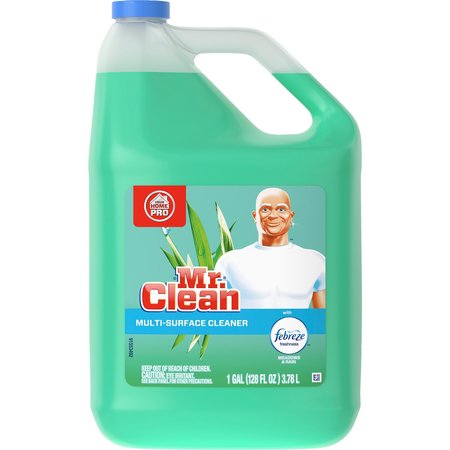 Mr. Clean Multipurpose Cleaner with febreze, 128 fl oz (4 quart) Bottle, Meadows & Rain, 4 PK PGC23124CT